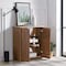 Alaterre Furniture Bethel Acacia Wood 31"W Shoe Cubbie Cabinet ANTR1530 - alternate 1